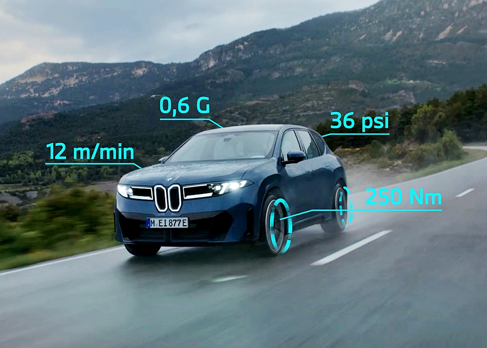 Aplikasi dalam kereta BMW M 