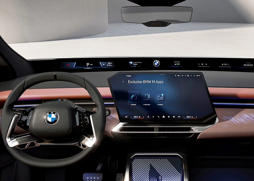Aplikasi dalam kereta BMW M 