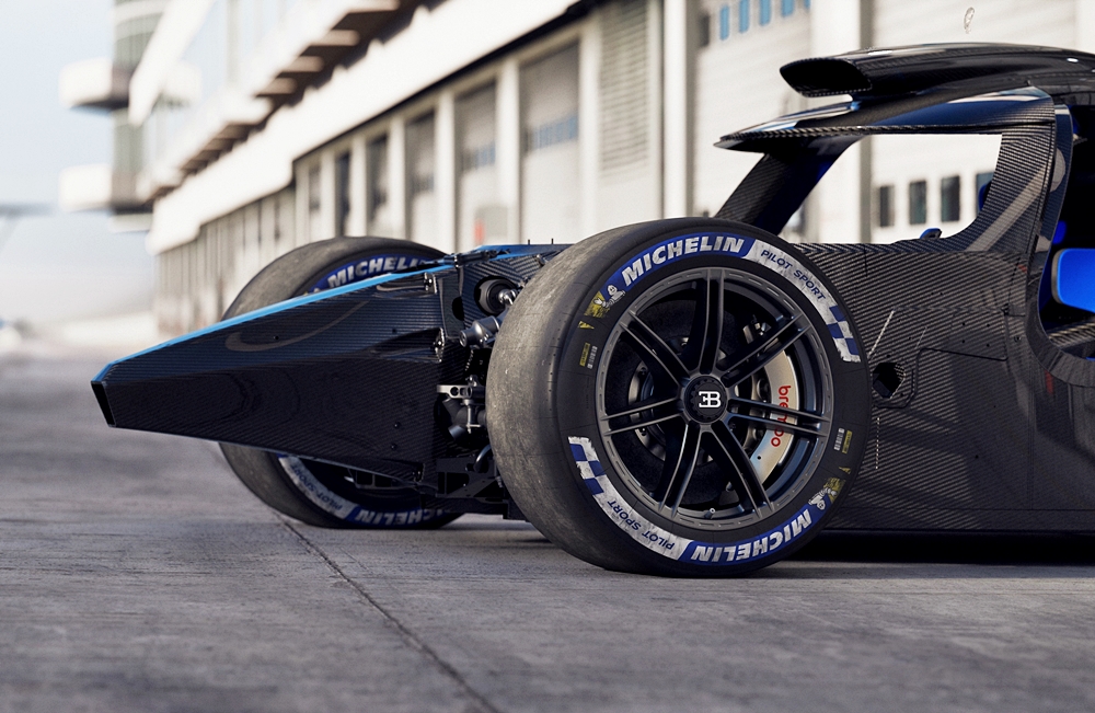 Bugatti Bolide monocoque 2023