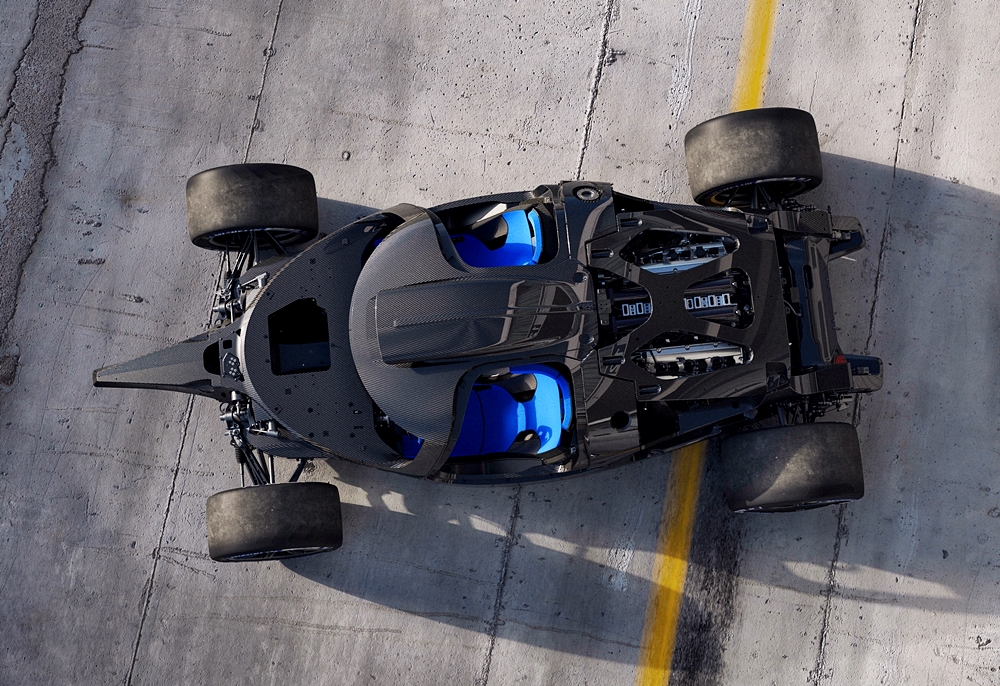 Bugatti Bolide monocoque 2023
