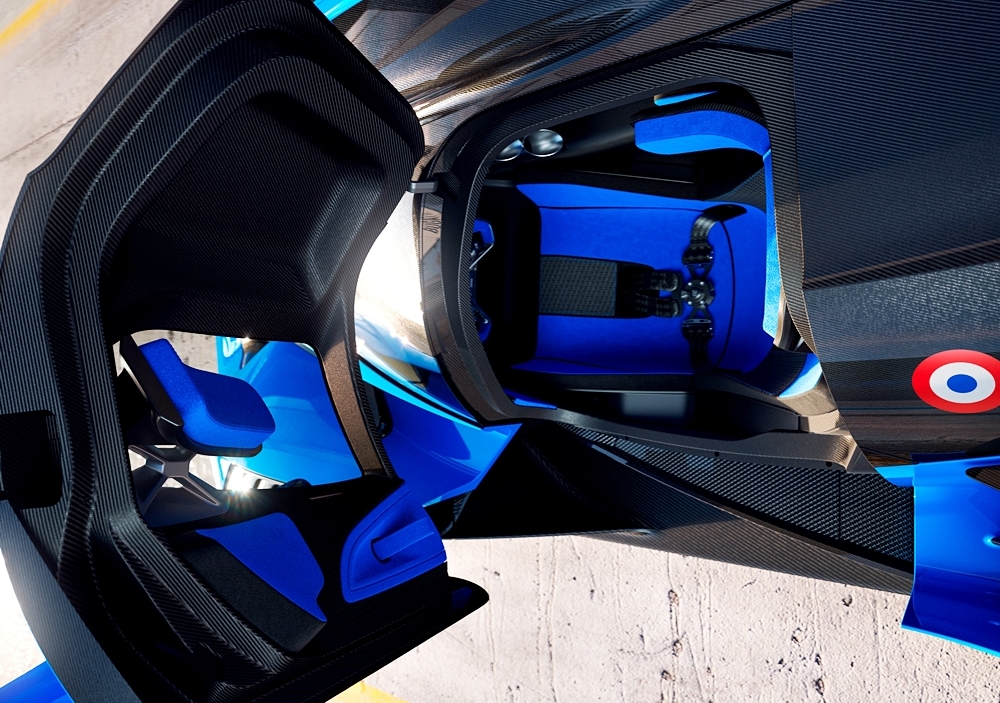 Bugatti Bolide monocoque 2023