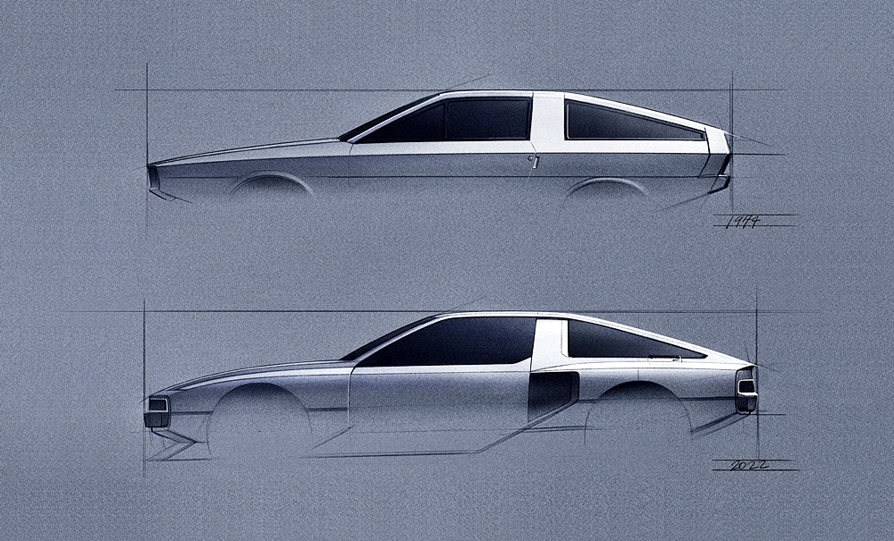 Pony Coupe Concept and N Vision 74 (created by Hyundai Design)