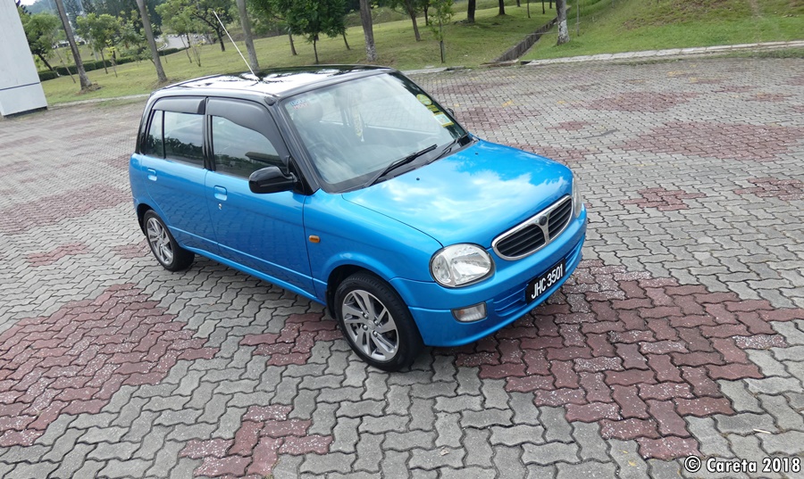 Kereta Kancil Warna Biru Generasi Kereta Perodua  