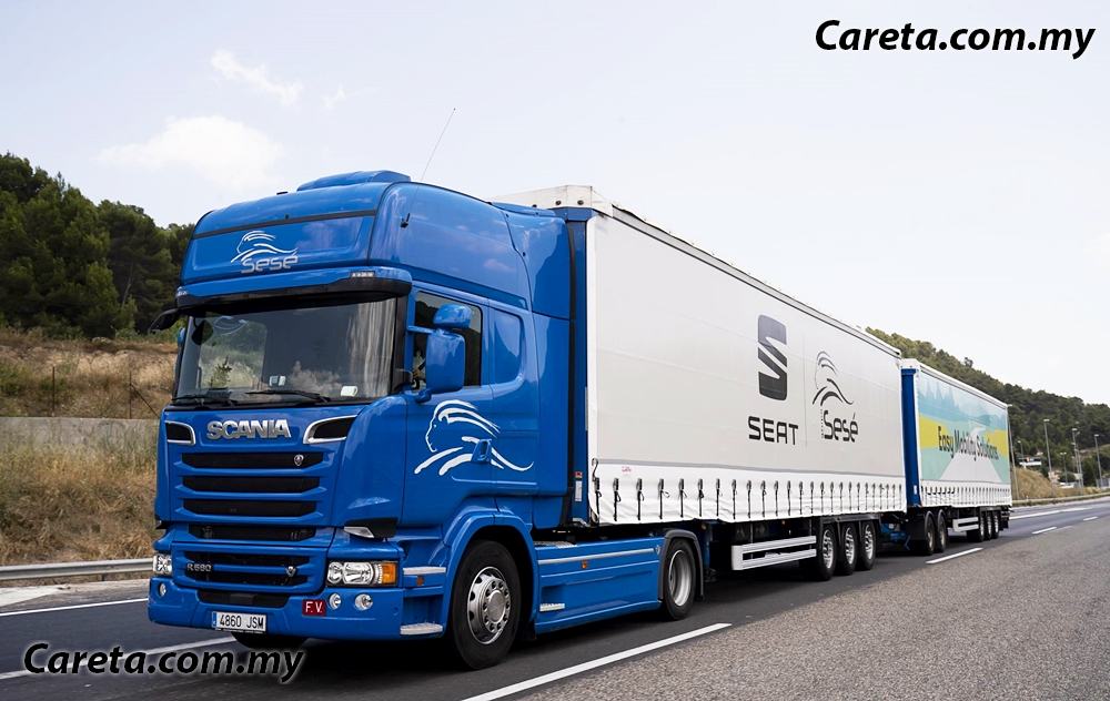 Ini Treler Terpanjang Di Eropah Lebih 100 Kaki Panjang Careta