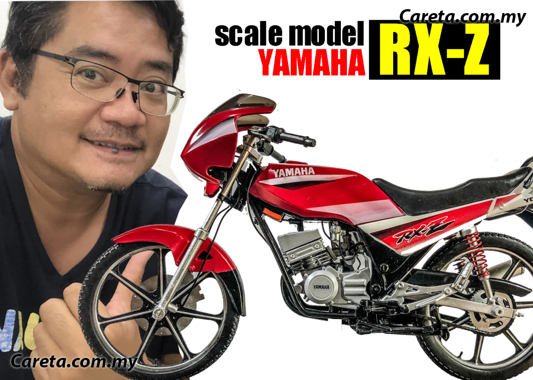 Unboxing: RX-Z warna merah skala 1:12!  Careta